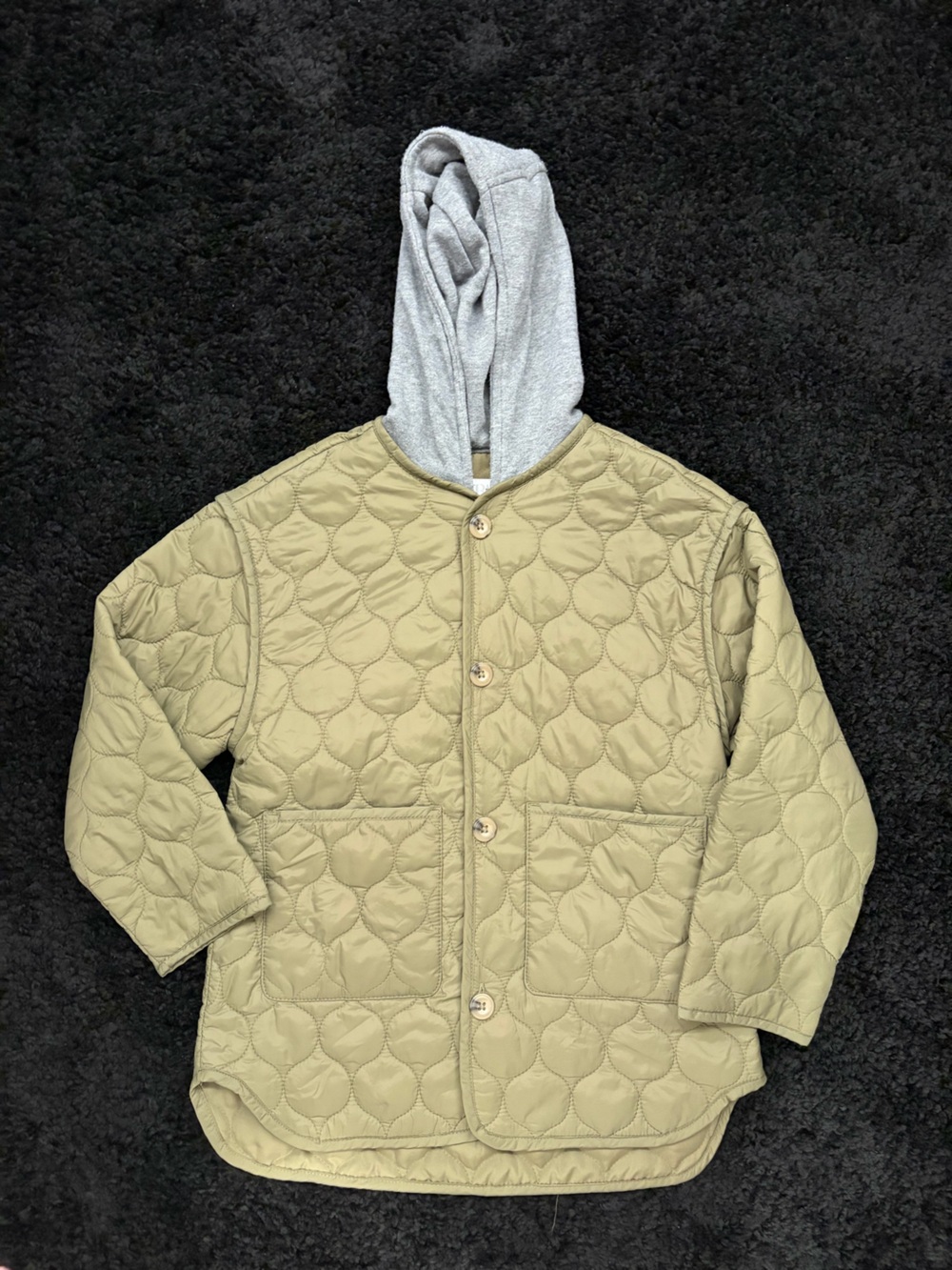 EUC Unisex Zara Quilted jacket size 4-5 years
